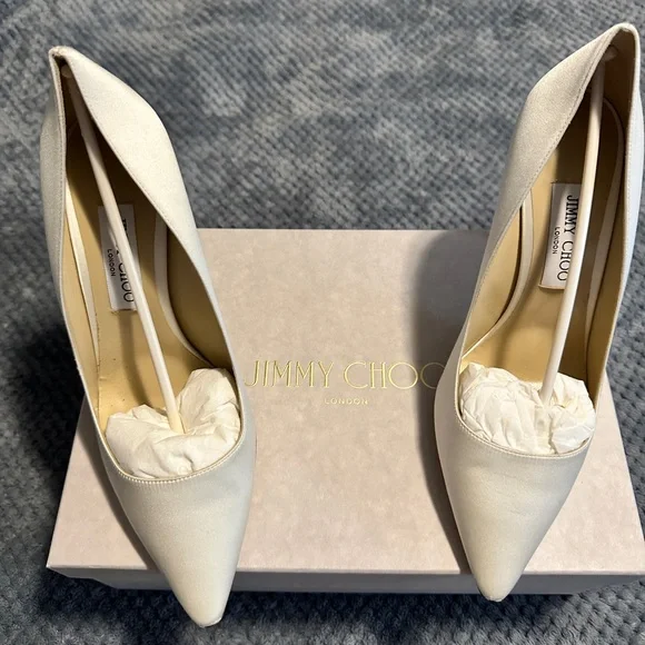 Jimmy Choo Romy 100mm Heels - Picture 2 of 5